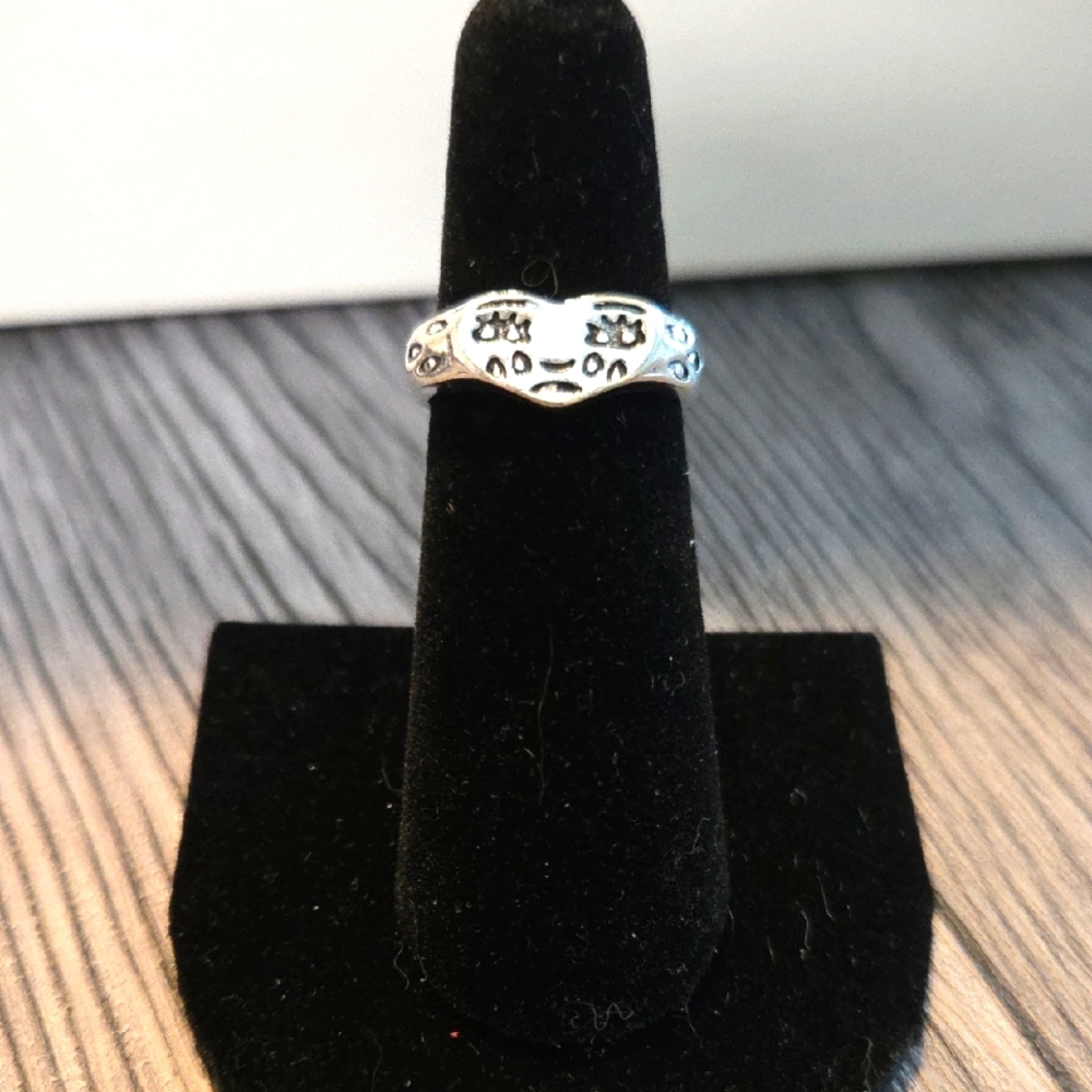 Heart with Face Ring